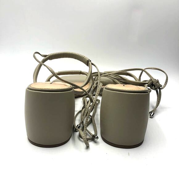 Free People X Vicenza Love Struck Square Toe Wrap Heels Olive US 11 - Picture 5 of 8